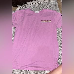 pink champion tshirt